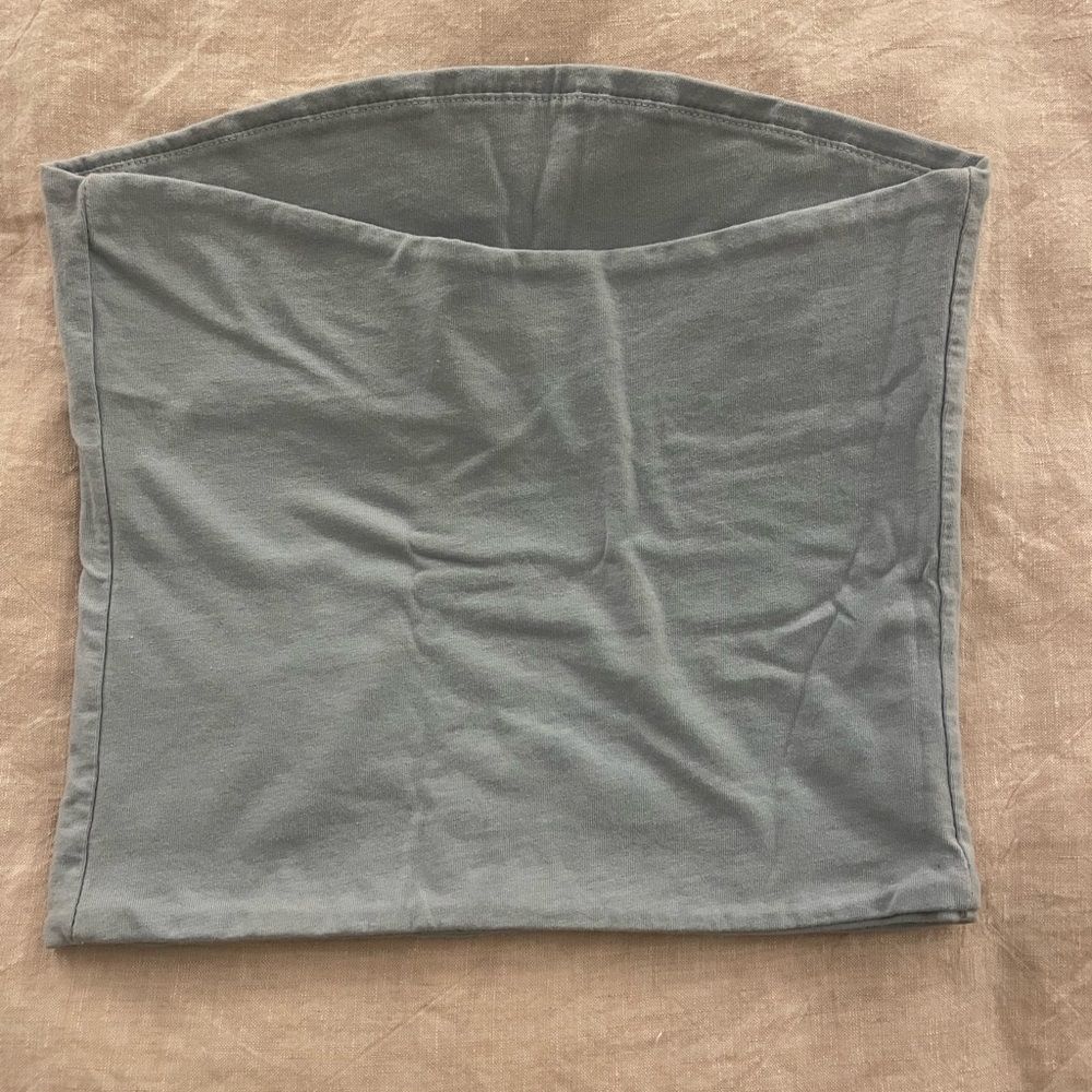 Baby blue brandy Melville crop top